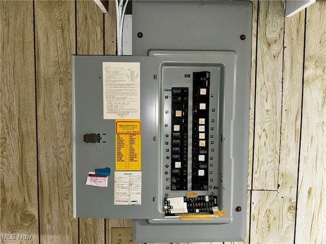 utility room with electric panel