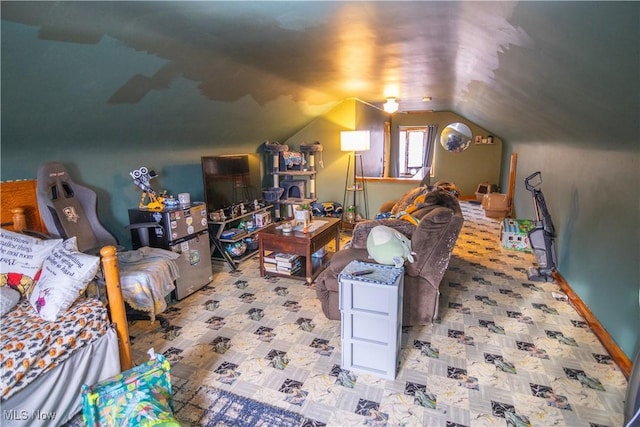 bonus room with lofted ceiling