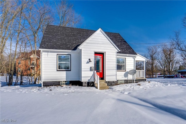 view of front of home