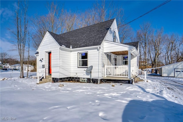 view of front of home