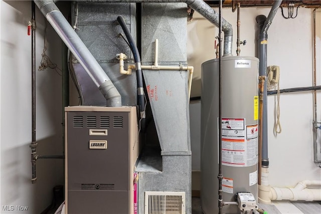 utilities with gas water heater