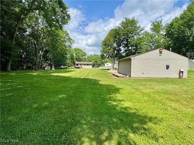 3438 Warren Meadville Rd, Cortland, OH 44410 - view of grassy yard with view of scattered trees