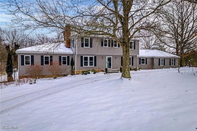 view of colonial house