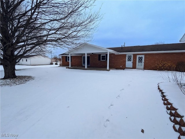 view of front of home