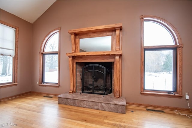 room details featuring hardwood / wood-style floors