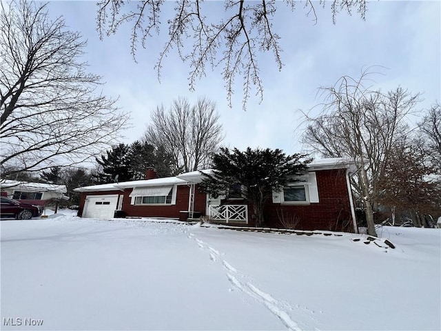 view of ranch-style house