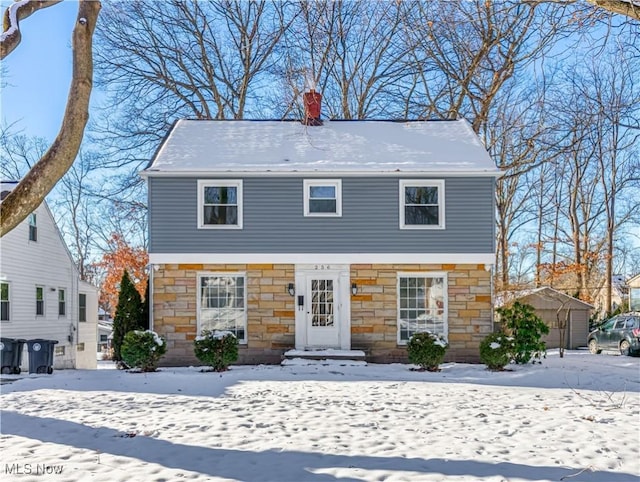 view of front of home