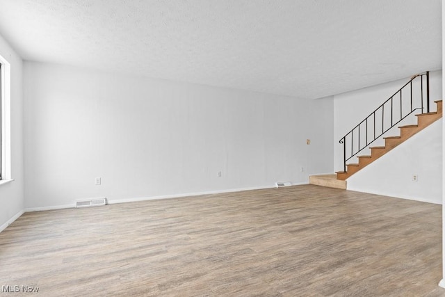 empty room featuring light hardwood / wood-style flooring