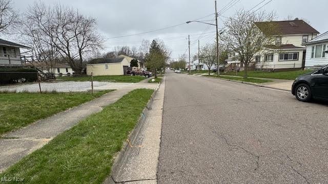 view of road