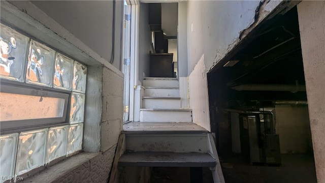 view of staircase