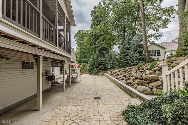 view of patio