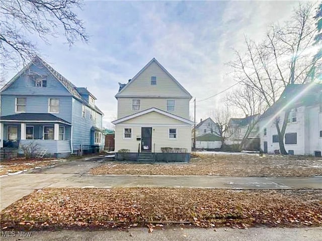 view of front of home