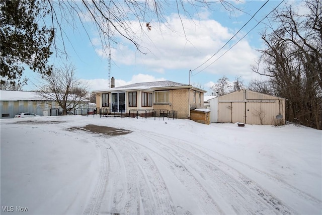 view of front of property