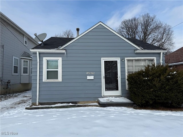 view of front of home