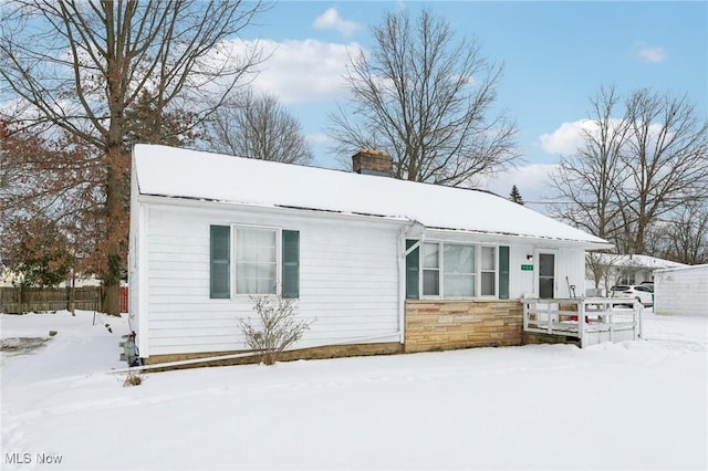 view of front of house