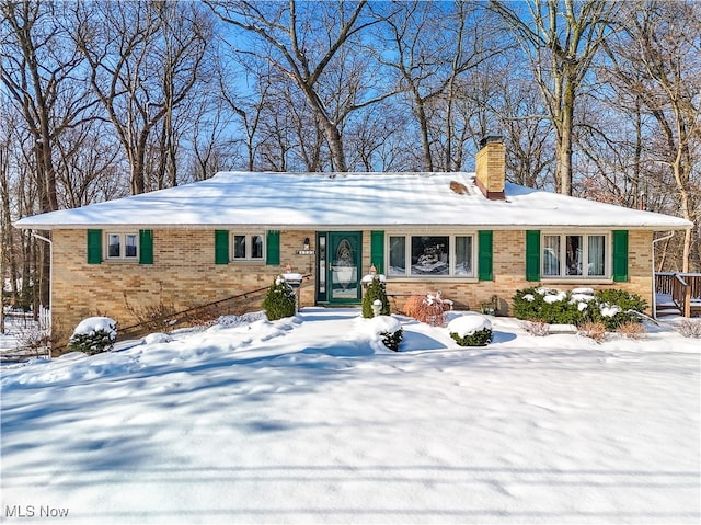 view of ranch-style house