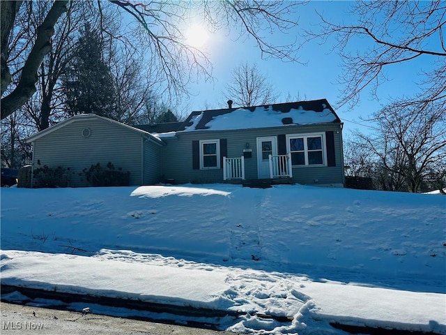 view of front of house