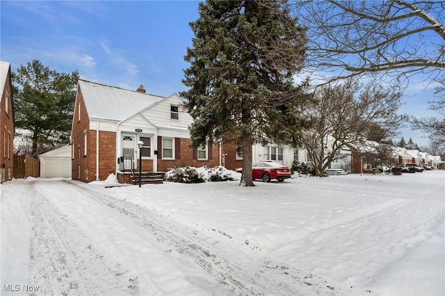 view of front of home