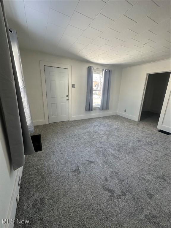 interior space featuring carpet floors