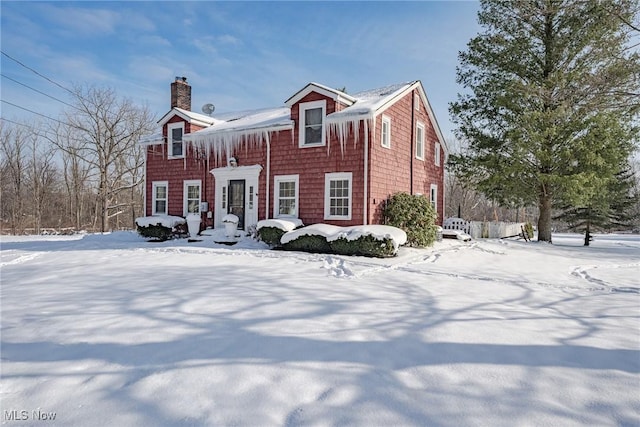 view of front of property