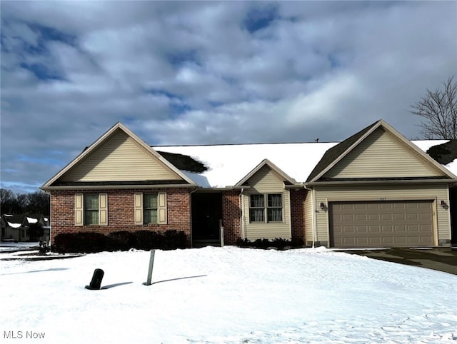 view of ranch-style home