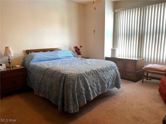 bedroom featuring carpet floors