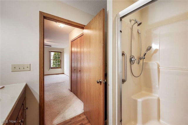 1089 Park Pl, Niles, OH 44446 - bathroom featuring walk in shower and vanity