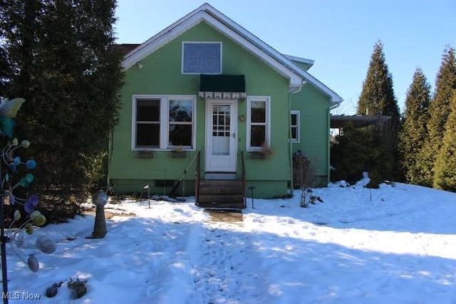 view of front of home