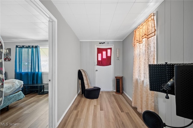 interior space featuring light hardwood / wood-style flooring