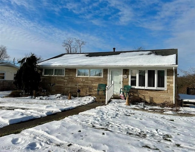 view of front of home