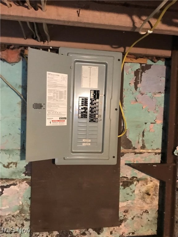 utility room with electric panel