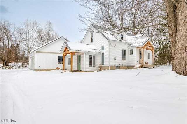 view of front of home