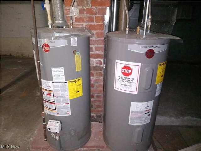 utilities featuring water heater and gas water heater