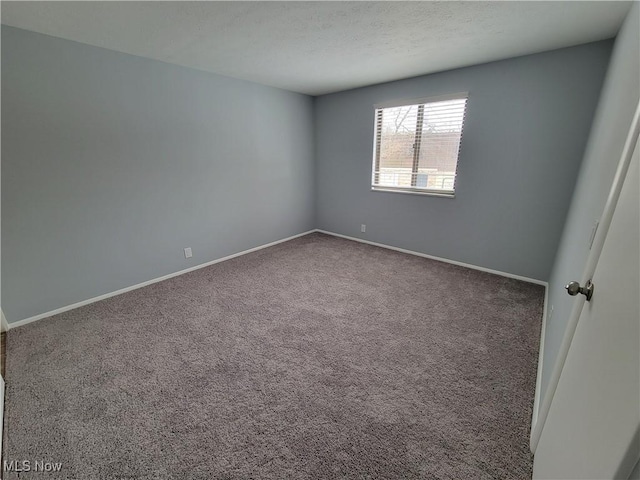 unfurnished room with carpet