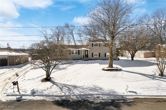 view of front of home