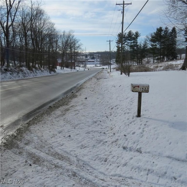 view of road