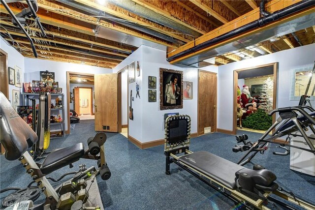 view of workout room