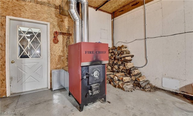 view of utility room