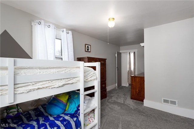 bedroom featuring carpet flooring