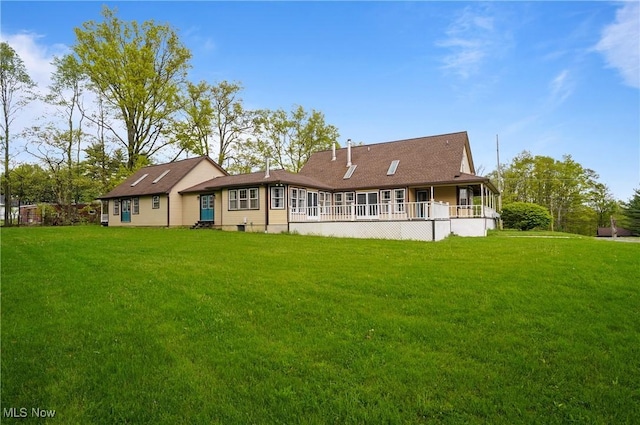7750 W Calla Rd, Canfield, OH 44406 - back of house with a lawn