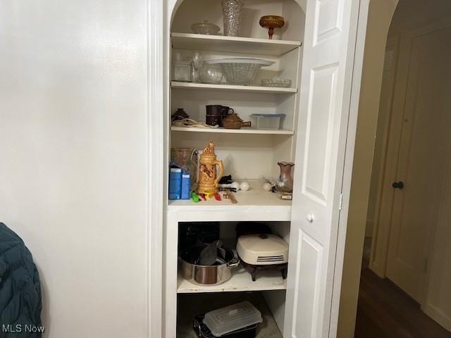 view of pantry