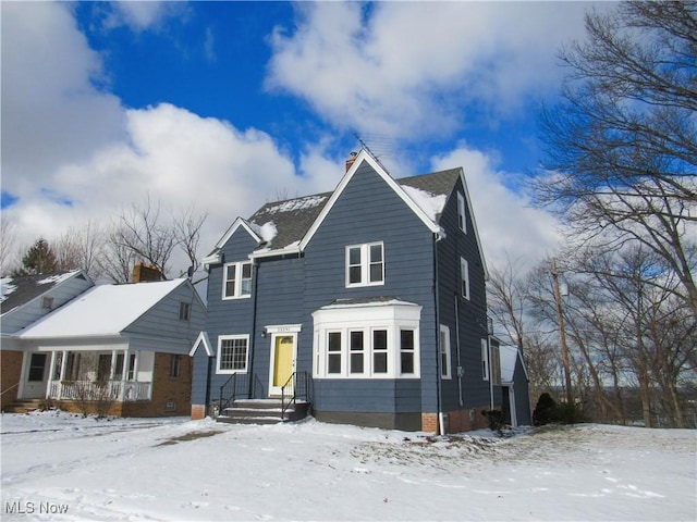 view of front of home