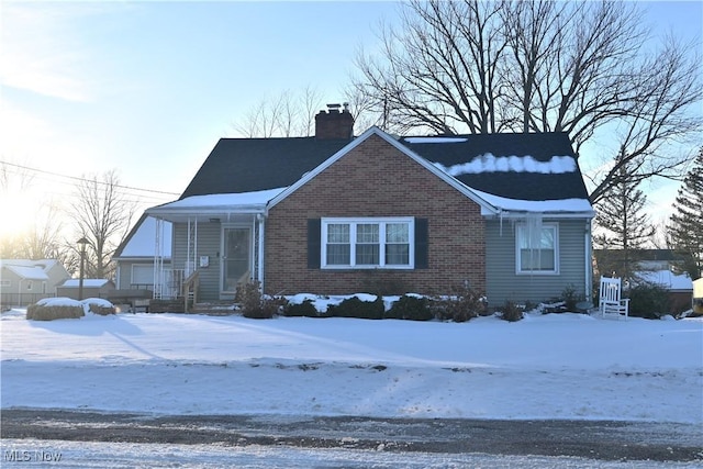 view of front of home