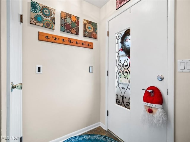 entryway featuring tile patterned floors