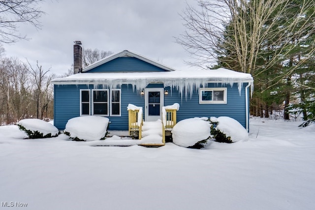 view of bungalow-style house