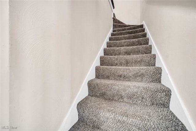 view of staircase