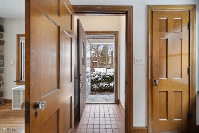 view of foyer entrance