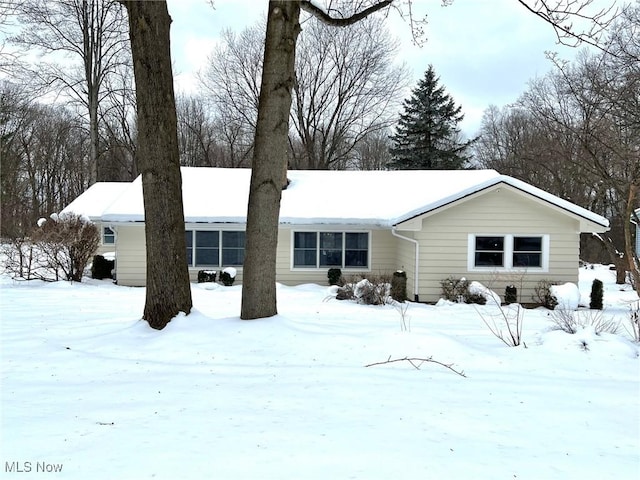 view of front of house