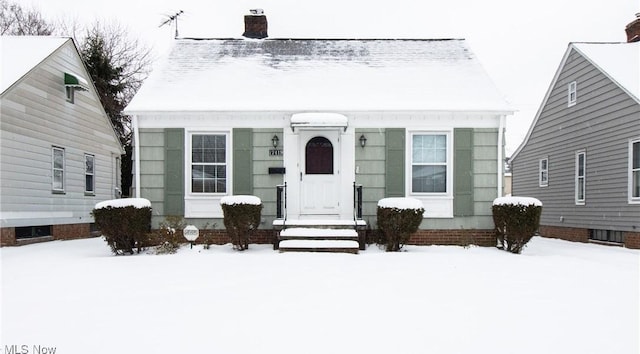 view of front of property