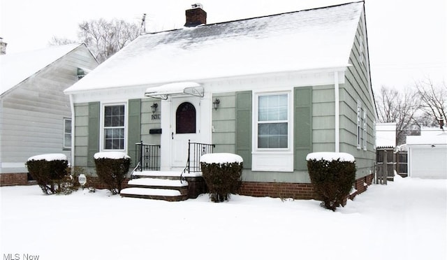 view of front of property